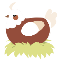 A russet and cream chicken with a head pattern
