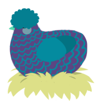 (unnamed), a overcast and sea chicken with a lace pattern