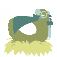 Ilmari, a chartreuse and apple chicken