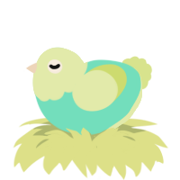 margarita, a mint and lemon chicken with a head pattern