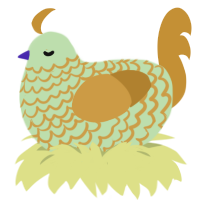 Green Bean Casserole, a gluppy and gold chicken with a lace pattern