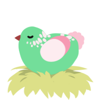 (unnamed), a spring and rose chicken with a neck-speckle pattern