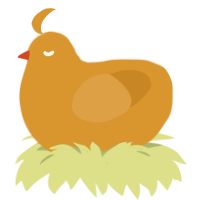 A orange chicken