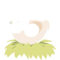 (unnamed), a cream chicken with a head pattern