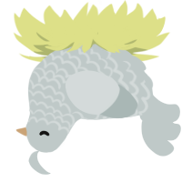 A silver chicken with a lace pattern