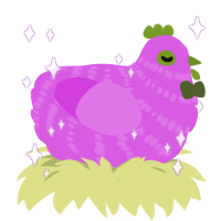 Sibirius, a orchid chicken with a bar pattern