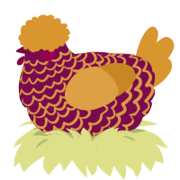 Blood Orange Cake, a wine and orange chicken with a lace pattern
