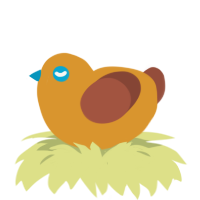 bubbles, a orange and russet chicken