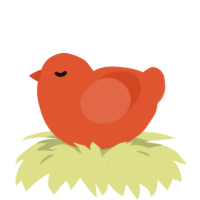 (unnamed), a vermilion chicken