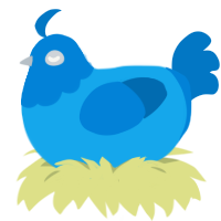 (unnamed), a sky and sapphire chicken with a head pattern