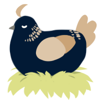 (unnamed), a tumblr and beige chicken with a neck-band pattern