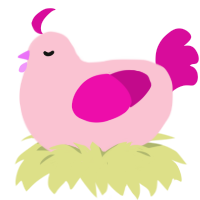 GetInto Hypnosis Mic, a rose and fuchsia chicken