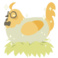 Socially Anxious, a mist and honey chicken with a head pattern