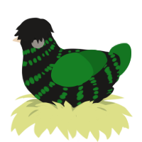 Xbox Game Pass, a sable and leaf chicken with a bar pattern