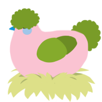 A rose and chartreuse chicken