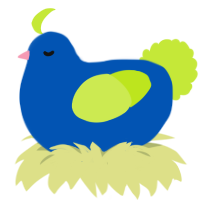 CoolMathGames, a ultramarine and lime chicken