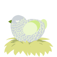 (unnamed), a mist and apple chicken with a lace pattern