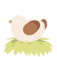 sugar cookie, a cream and brown chicken