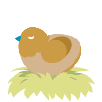 (unnamed), a beige and gold chicken with a head pattern
