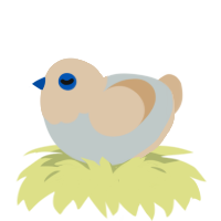 (unnamed), a silver and beige chicken with a head pattern