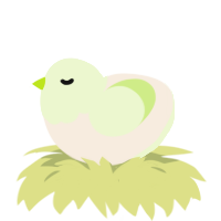 (unnamed), a cream and apple chicken with a head pattern