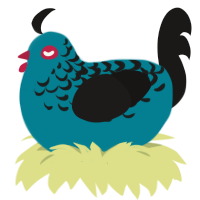 G5 Iguazu, a sea and sable chicken with a half-lace pattern
