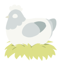doseanyonefeelabreze, a white and silver chicken with a head pattern