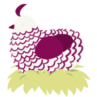 black sangria, a white and wine chicken with a lace pattern
