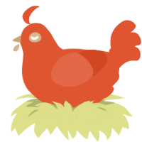 (unnamed), a vermilion chicken