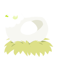 SugarCaneJuice, a white chicken with a head pattern