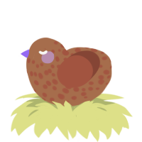 (unnamed), a brown and russet chicken with a speckle pattern
