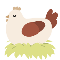 sugar cookie, a cream and russet chicken