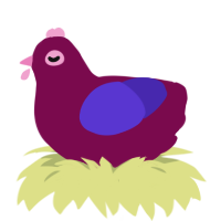 Canonically Dead, a wine and indigo chicken