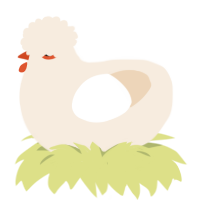(unnamed), a cream chicken