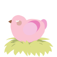 A rose and pink chicken