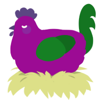 A plum and leaf chicken