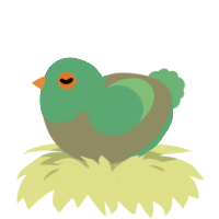 A ash and red chicken with a head pattern