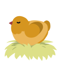 A honey and ochre chicken with a head pattern