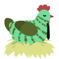 29 Percent APR, a spring and olive chicken with a bar pattern