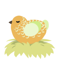 A honey and apple chicken with a half-lace pattern