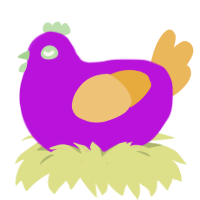 A amethyst and honey chicken