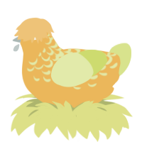 A honey and lemon chicken with a half-lace pattern
