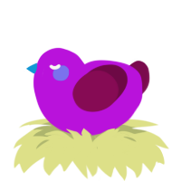 A amethyst and wine chicken