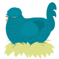 A sea chicken with a lace pattern