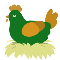 (unnamed), a leaf and ochre chicken