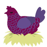 Slim Fit, a wine and overcast chicken with a lace pattern