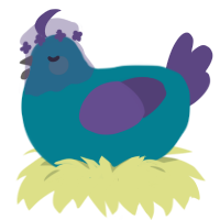 A sea and overcast chicken
