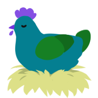 A sea and leaf chicken