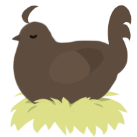 Turd, a bark chicken