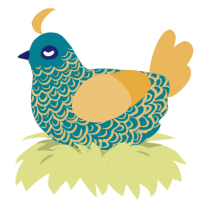 Beach Scented Candle, a sea and honey chicken with a double-lace pattern